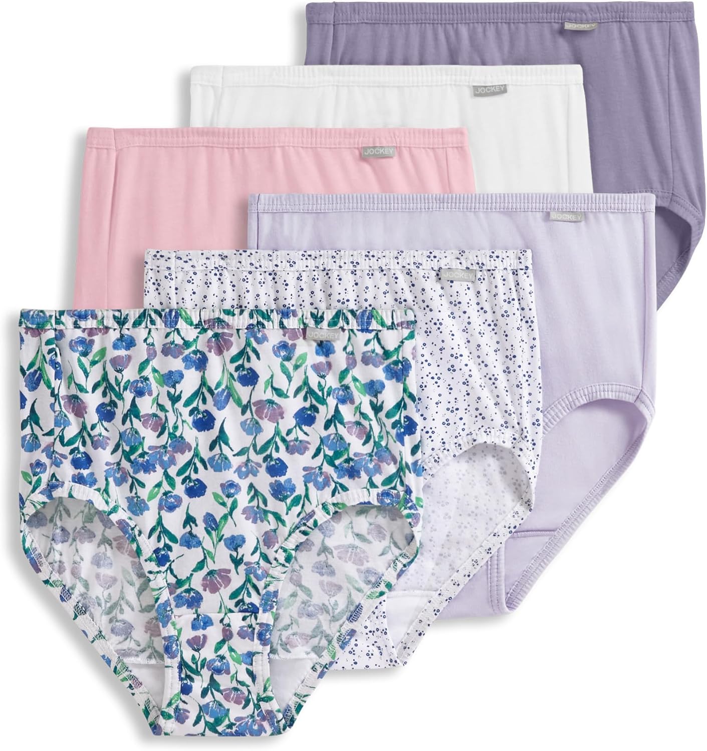 Jockey Women's Underwear Plus Size Elance Brief - 6 Pack