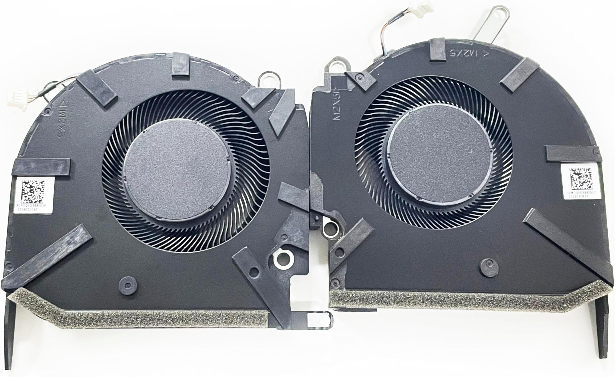 CPU+GPU Cooling Fan Replacement for HP OMEN 16-K 16-N Pro TPN-Q280 0FPKK0000H DFS5K223052839 0FPKJ0000H DFS5L32G164865 N18090-001 N18091-001 DC5V