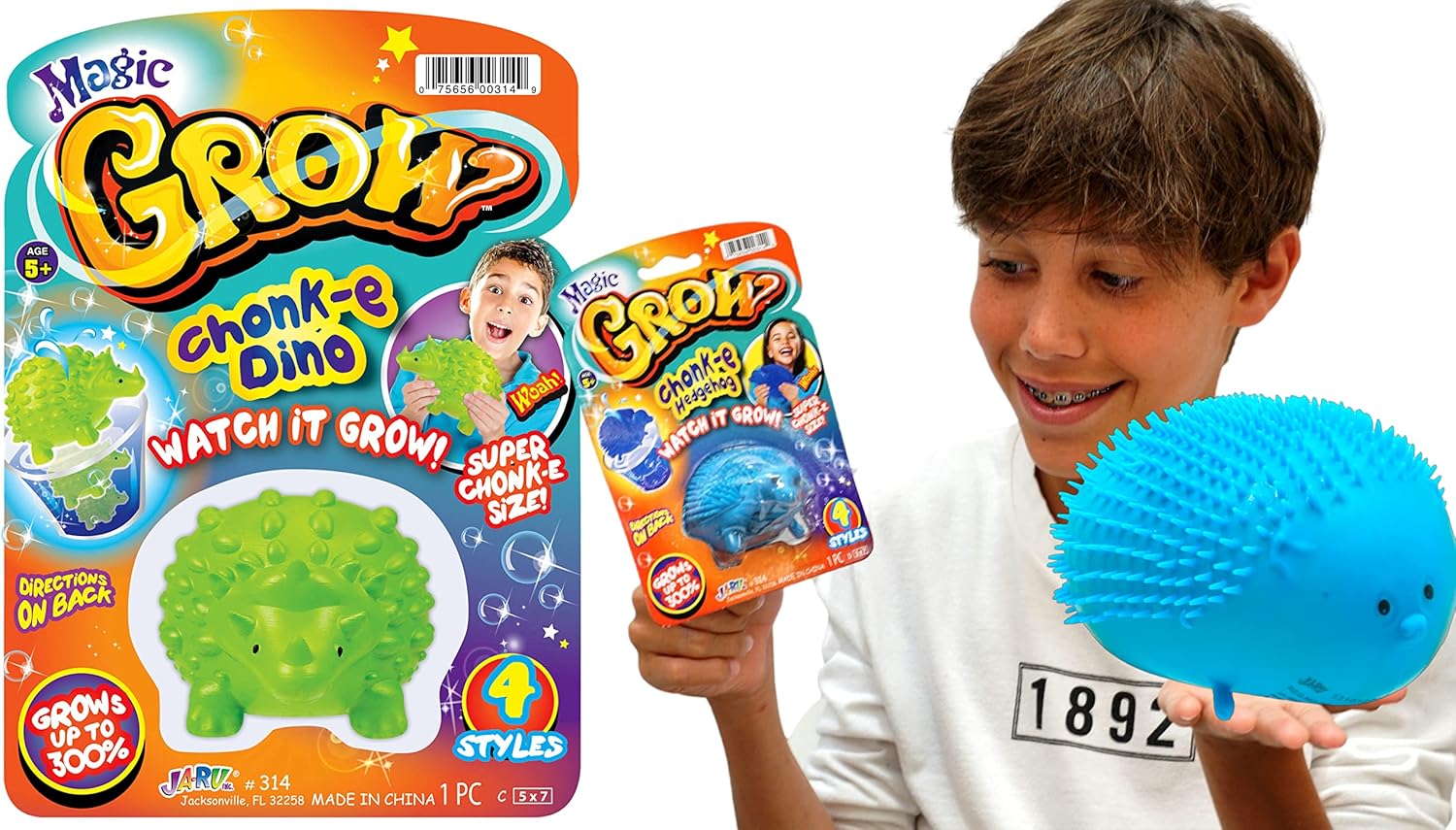 JARU Squishy Magic Grow Animals (1 Pack Assorted) Sea