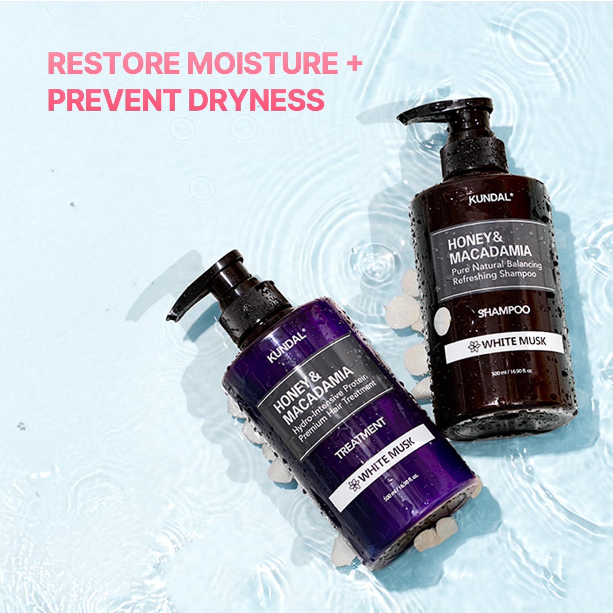 Amazon.com : KUNDAL Honey & Macadamia Korean Hair Care Shampoo