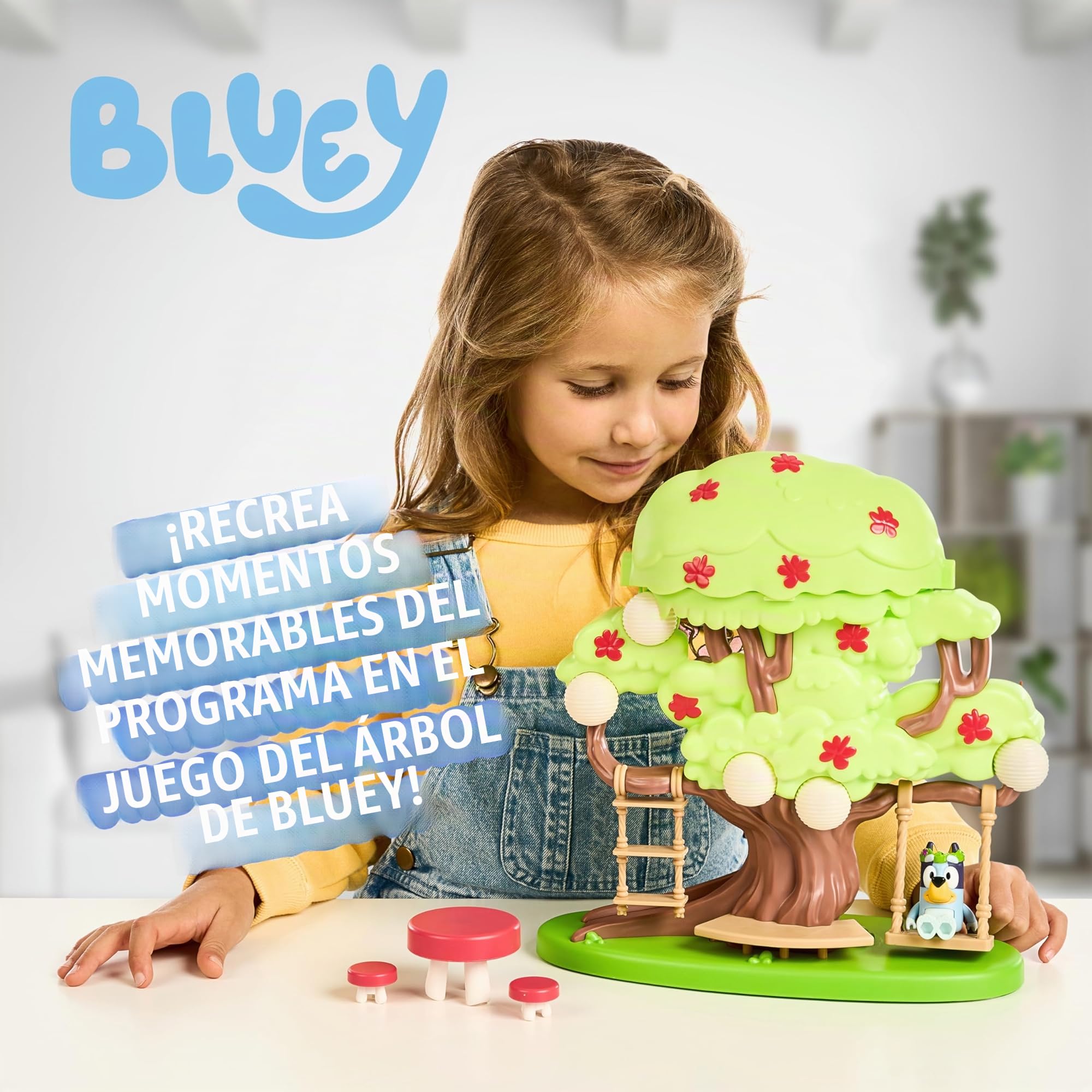 Bluey 17529 Tree Playset, Verde, Mediano