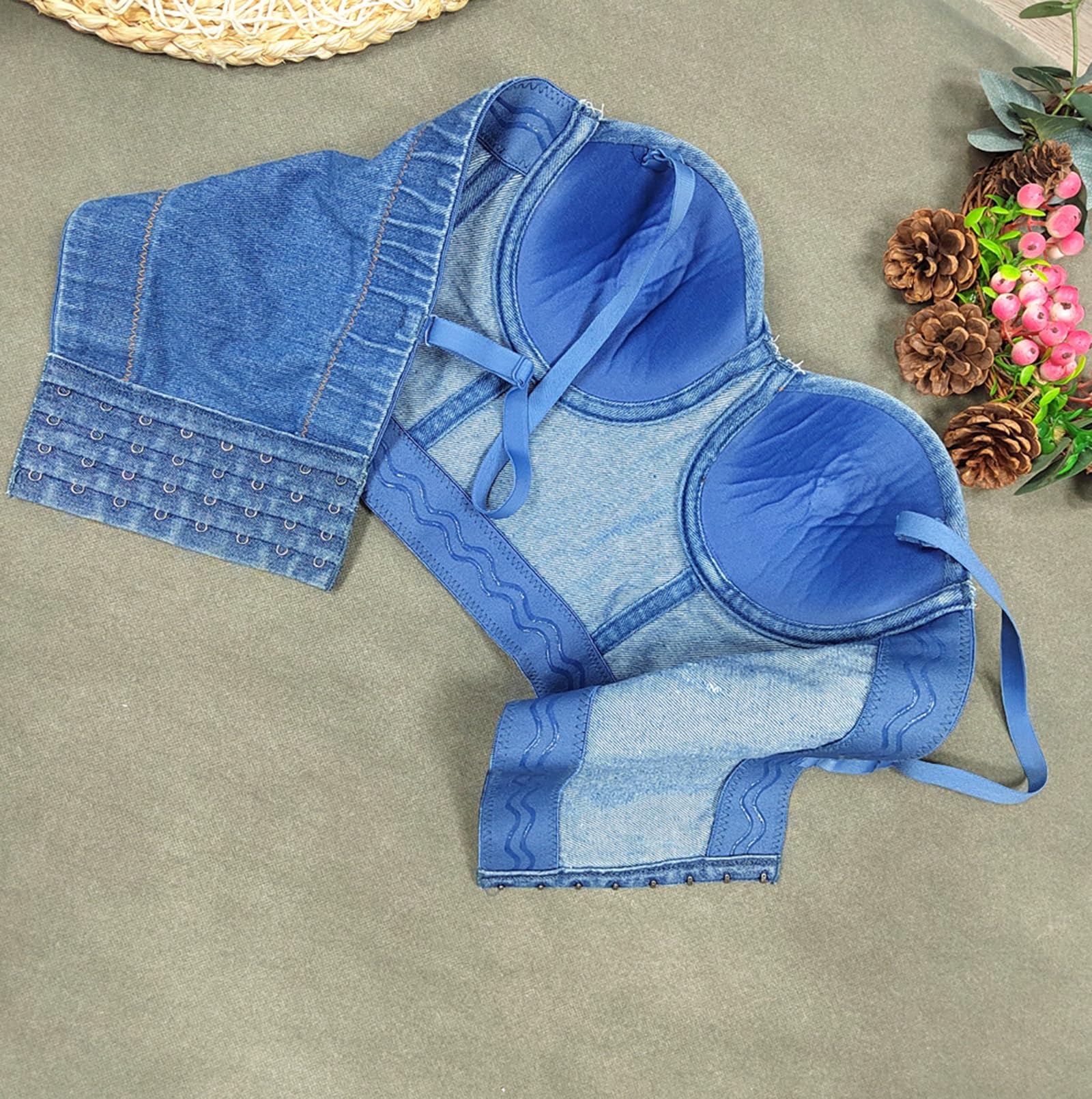 Corsetti Sexy da Donna con Perline, Strass Luccicanti e Nappine, Canotta per Rave Party e Abbigliamento da Discoteca