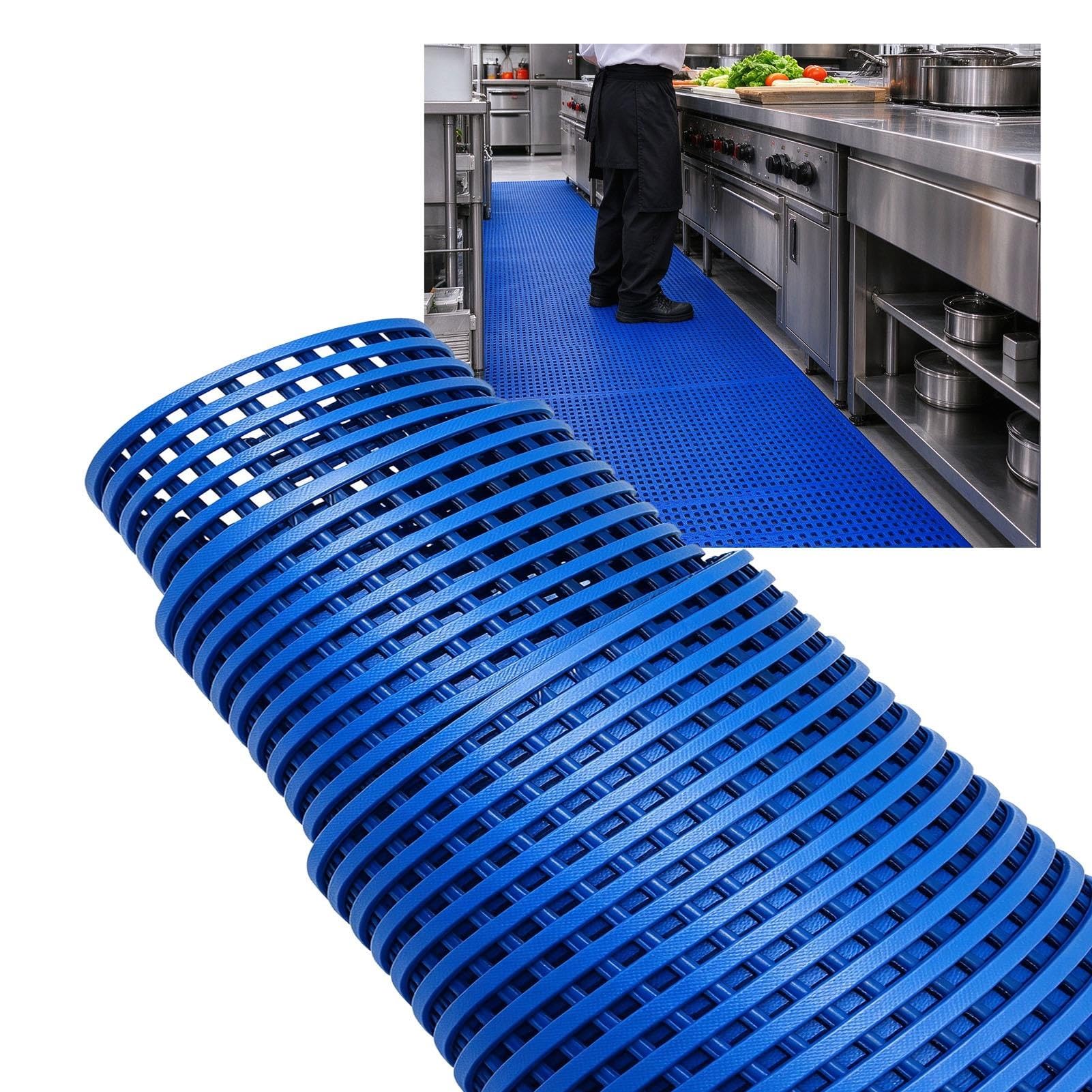 Gewerbliche PVC Drainagematte Inti-Ermüdung, rutschfeste Bodenmatte