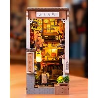 Rolife Book Nook Kit Miniature da Costruire DIY Booknook Sakura Wine Alley 3d Puzzle
