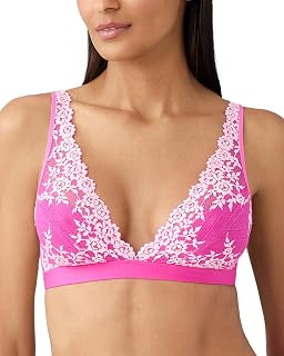 Women's Embrace Lace Lightly Lined Wire Free Mid Coverage Bralette, 852191