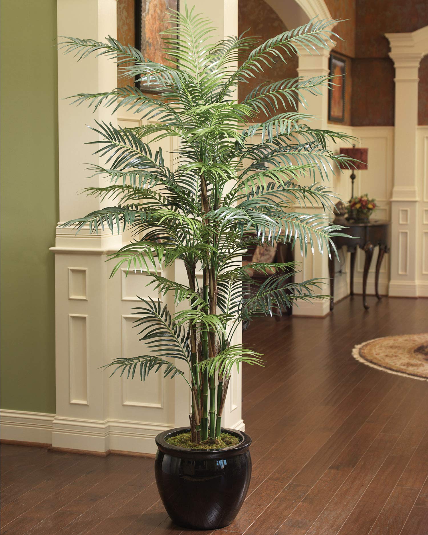 Petals - 6' Reed Palm Silk Tree - Ship/Shape - 6' Height x 40" Width