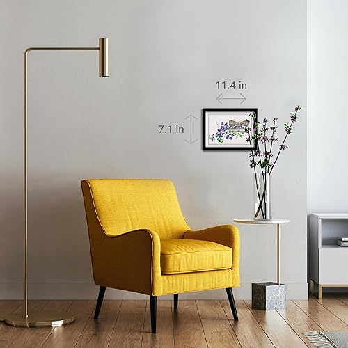 Miniatura 7 de Thea Gouverneur - Kit de punto de cruz con diseño de mariposa-clemátide - Aida - 18 unidades - Kit de bordado para adultos - Hilos de bordado DMC y