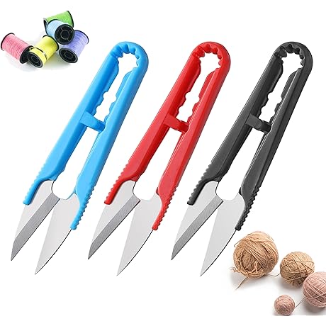 JJOO Yarn Thread Cutter Mini Small Snips Trimming Nipper for Precise Sewing...