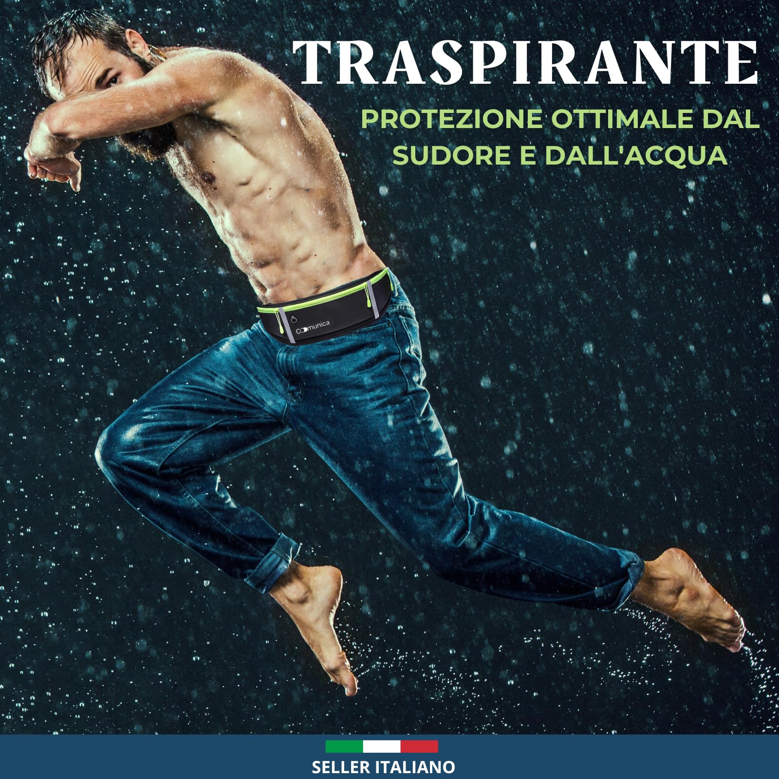 Marsupio Running Impermeabile Porta Telefono Corsa Antiscippo Fitness Viaggi