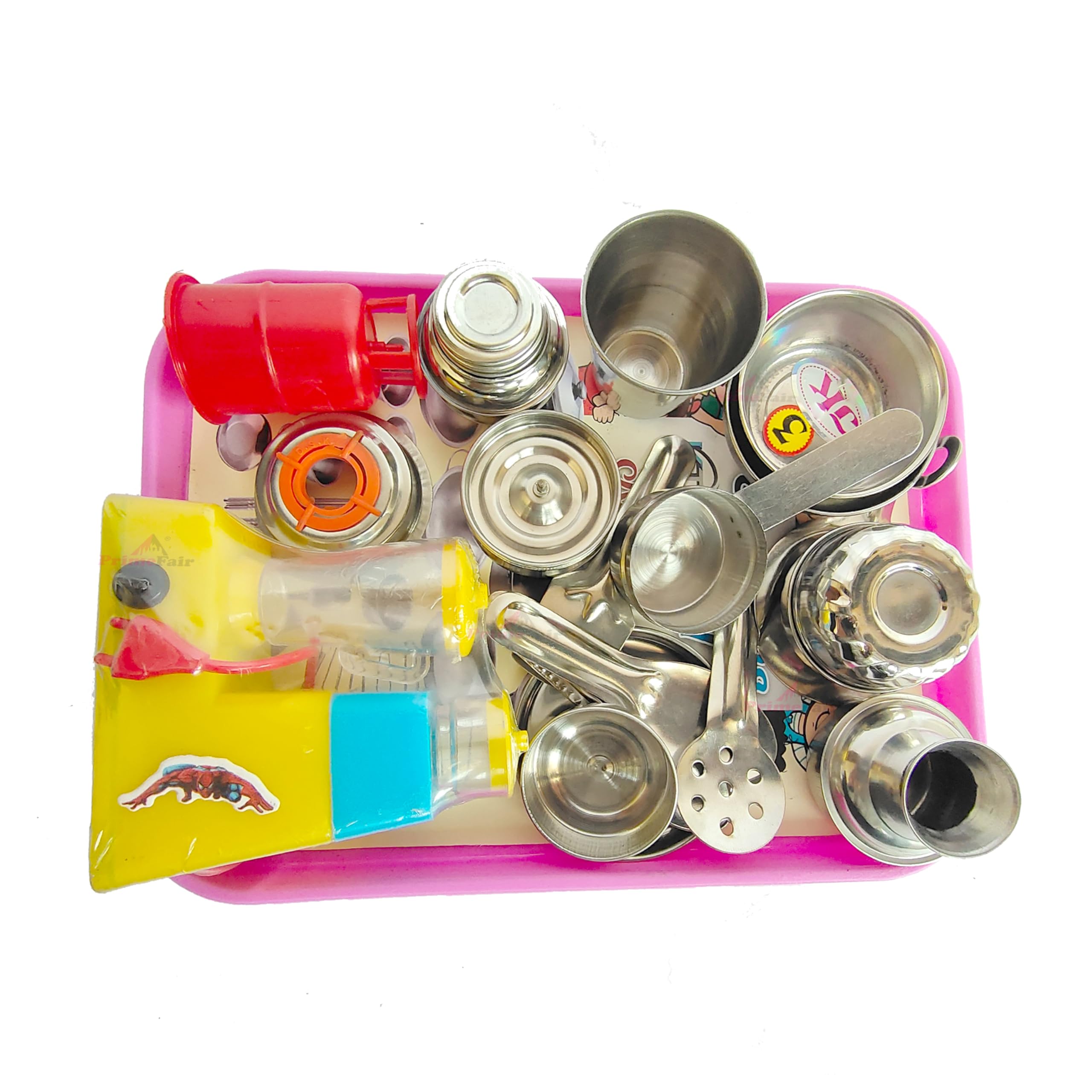 PRIMEFAIR 17 Pcs Stainless Steel Kitchen Toys Cooking Utensils Set-Pretend Play Pots Pans Toy Cookware Kits for Kids Cooking Utensil Set, Role Play Educational Toys for Toddlers (B0D81YWBWD) Amazon Price History, Amazon Price Tracker