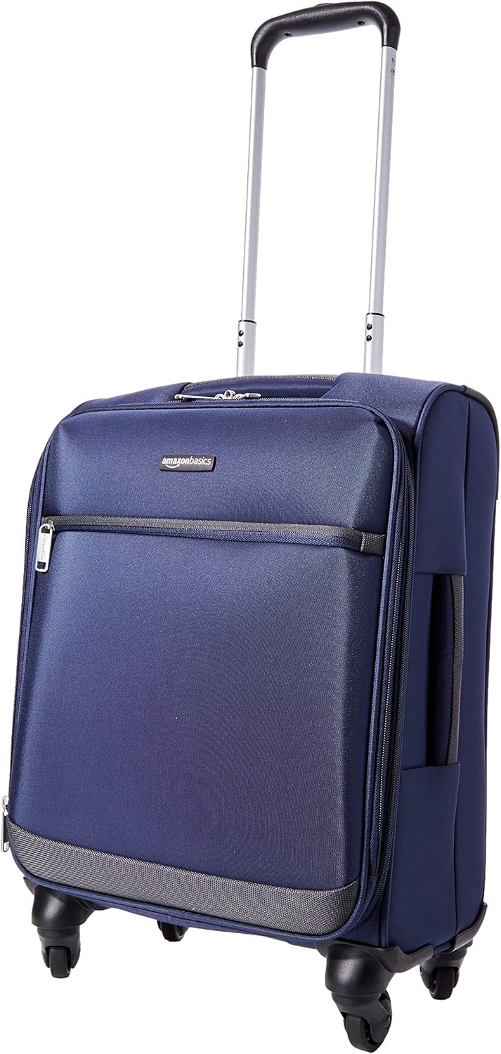 Amazon Basics Softside Spinner, 21", Navy Blue Amazon.co.uk Fashion