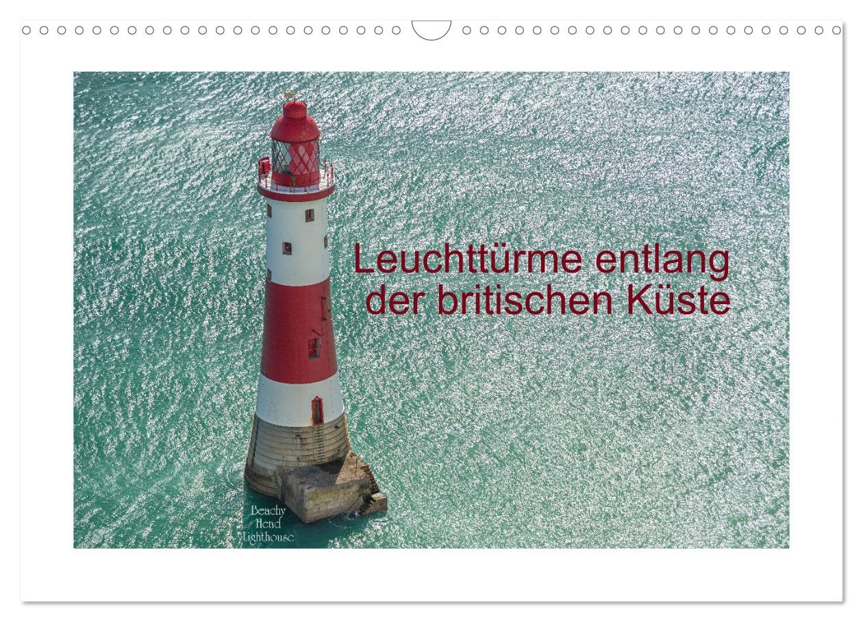 Lighthouses along the British coast UK-Version (Wall Calendar 2026 DIN A3 Landscape), CALVENDO 12 Month Wall Calendar — image 1