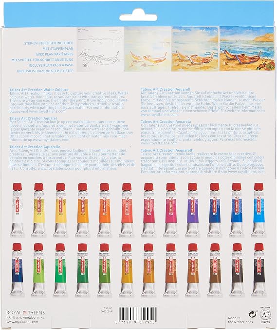 Talens Art Creation – suluboya seti 24 x 12 ml