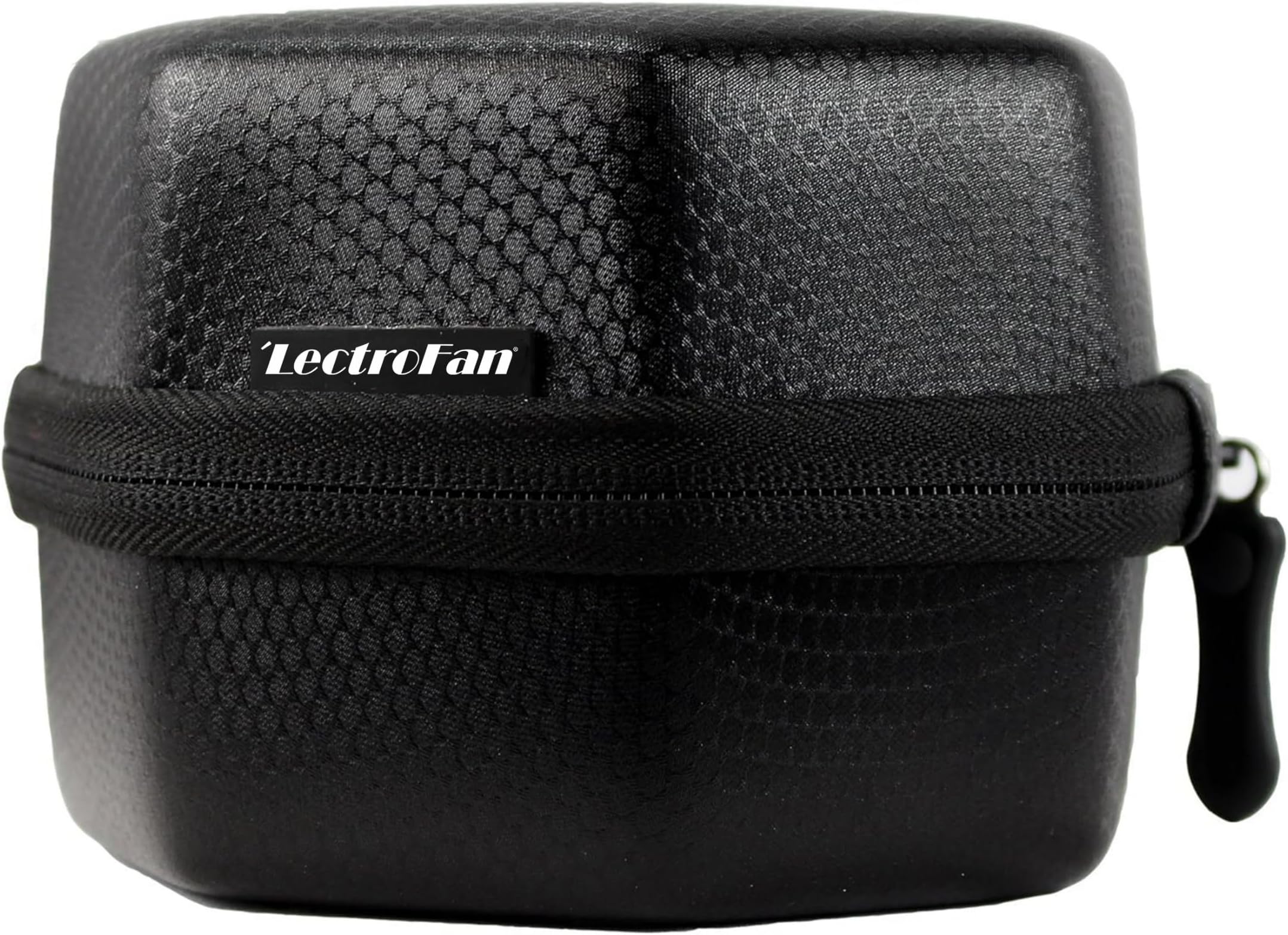 Travel Case for LectroFan Sleep Sound Machine - Protective Case for LectroFan Sleep Device - Lightweight EVA & Silicon Rubber - Zip Close - Black