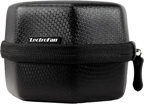 Adaptive Sound Technologies Lectrofan Estuche de viaje, negro, 3.2 onzas
