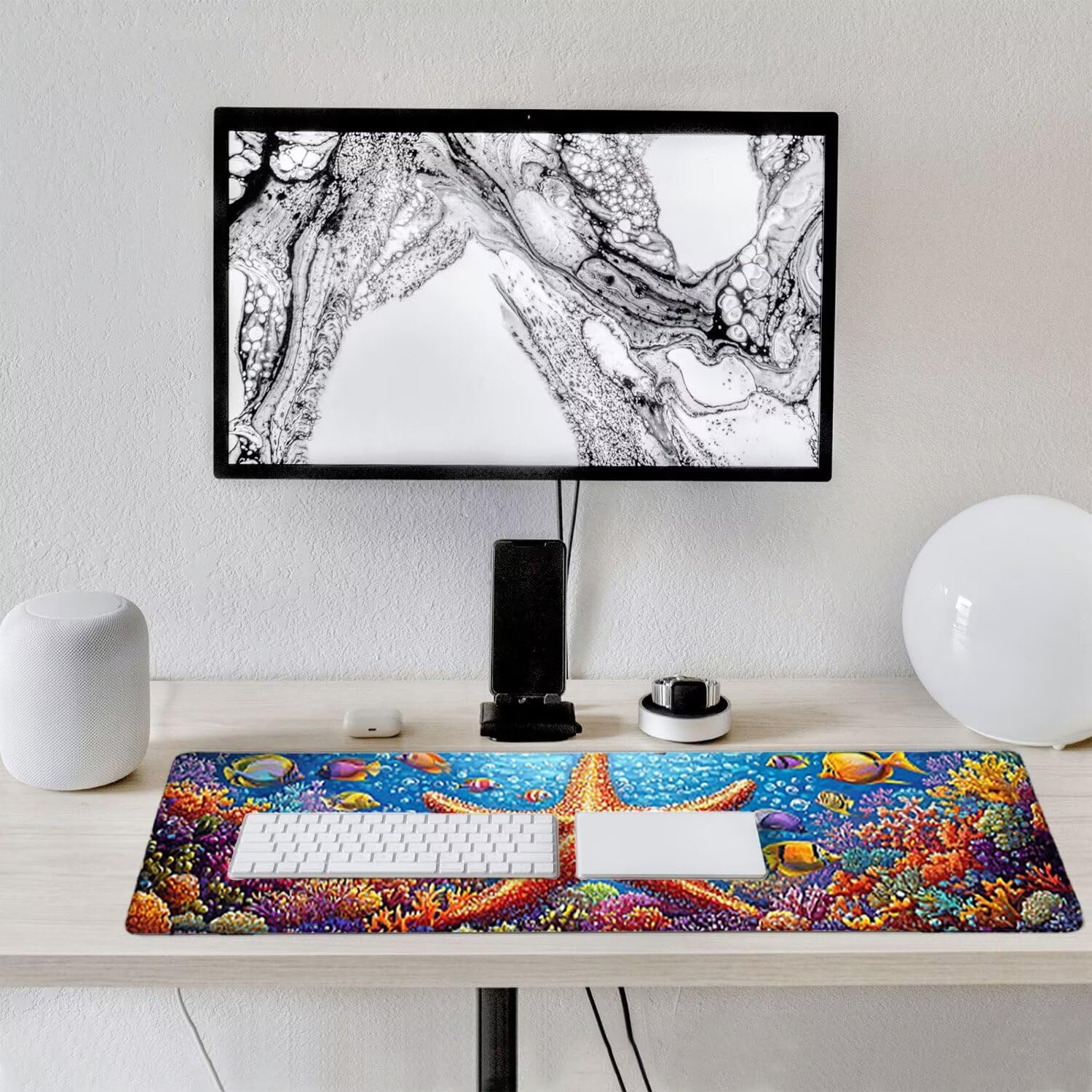 Podkładka pod mysz do gier, 1200 x 400 mm XXL Podkładka pod mysz do gier, duża, antypoślizgowa, wodoodporna, iExtended długa podkładka pod mysz do klawiatury XXL, akcesoria biurowe, dla graczy, PC