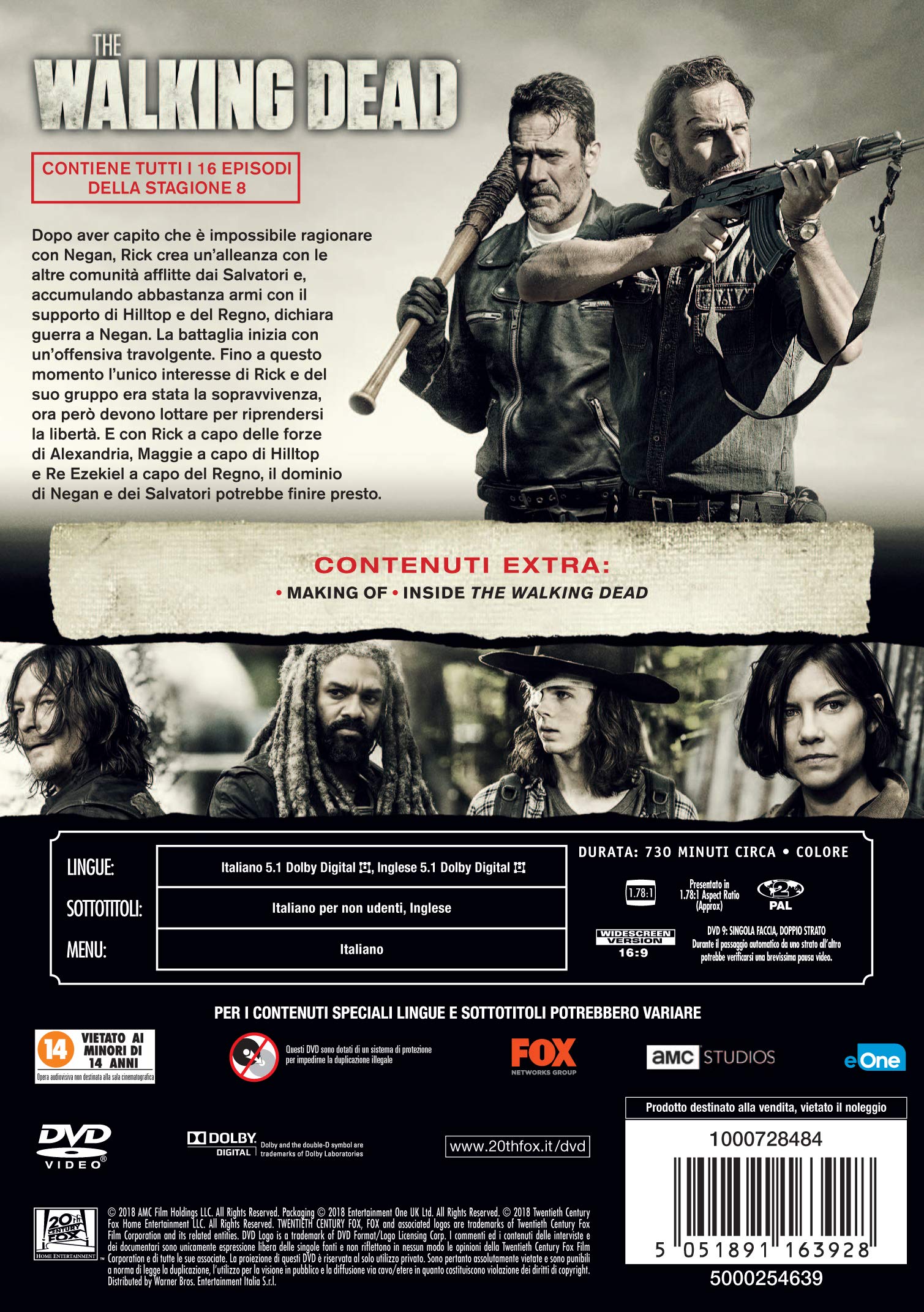 The Walking Dead - Stagione 8 (5 DVD)