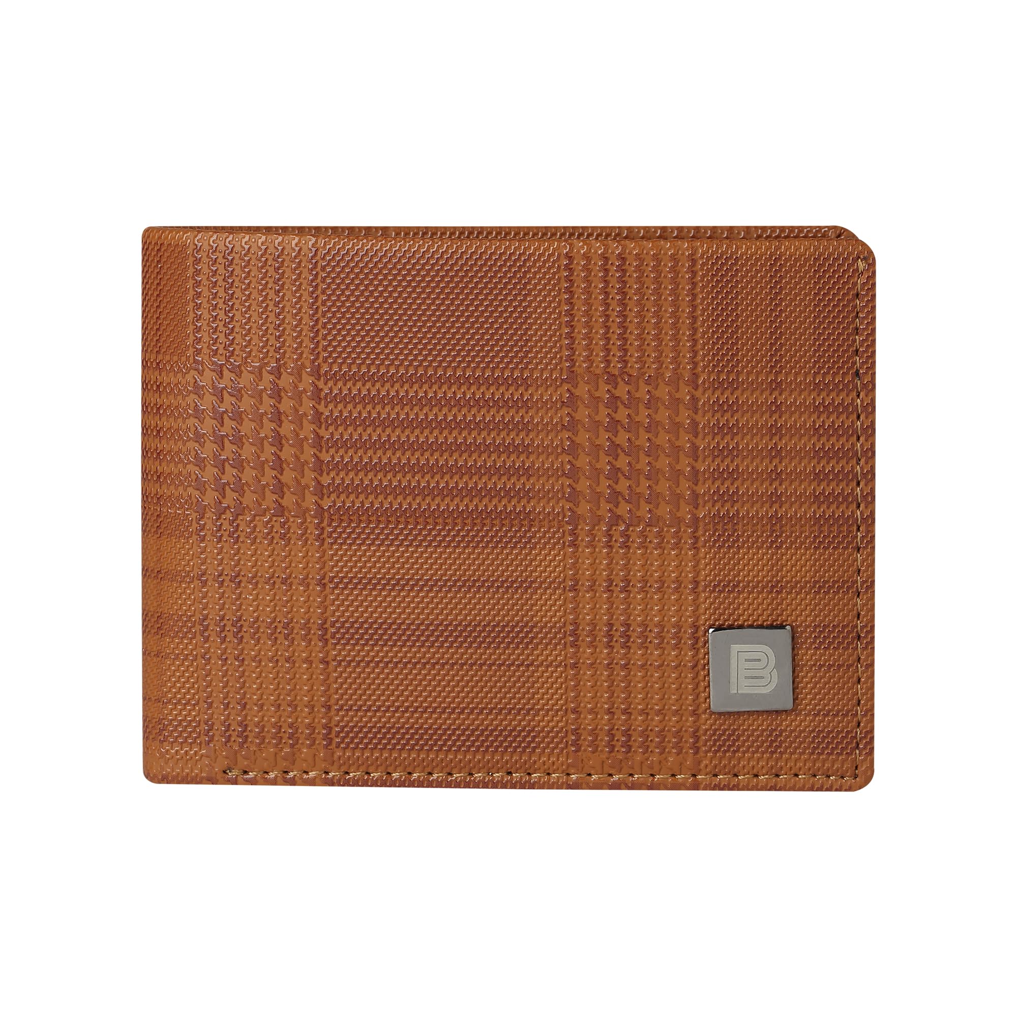 RFID Wallet Tan, Bifold Vegan Leather Wallet for Men |12 Card Slots + Hidden Coin Pocket | Slim & Durable, Anti-Theft RFID Protection for Cards & IDs, Gift-Ready Packaging| Dual Colour (TAN)-image-8