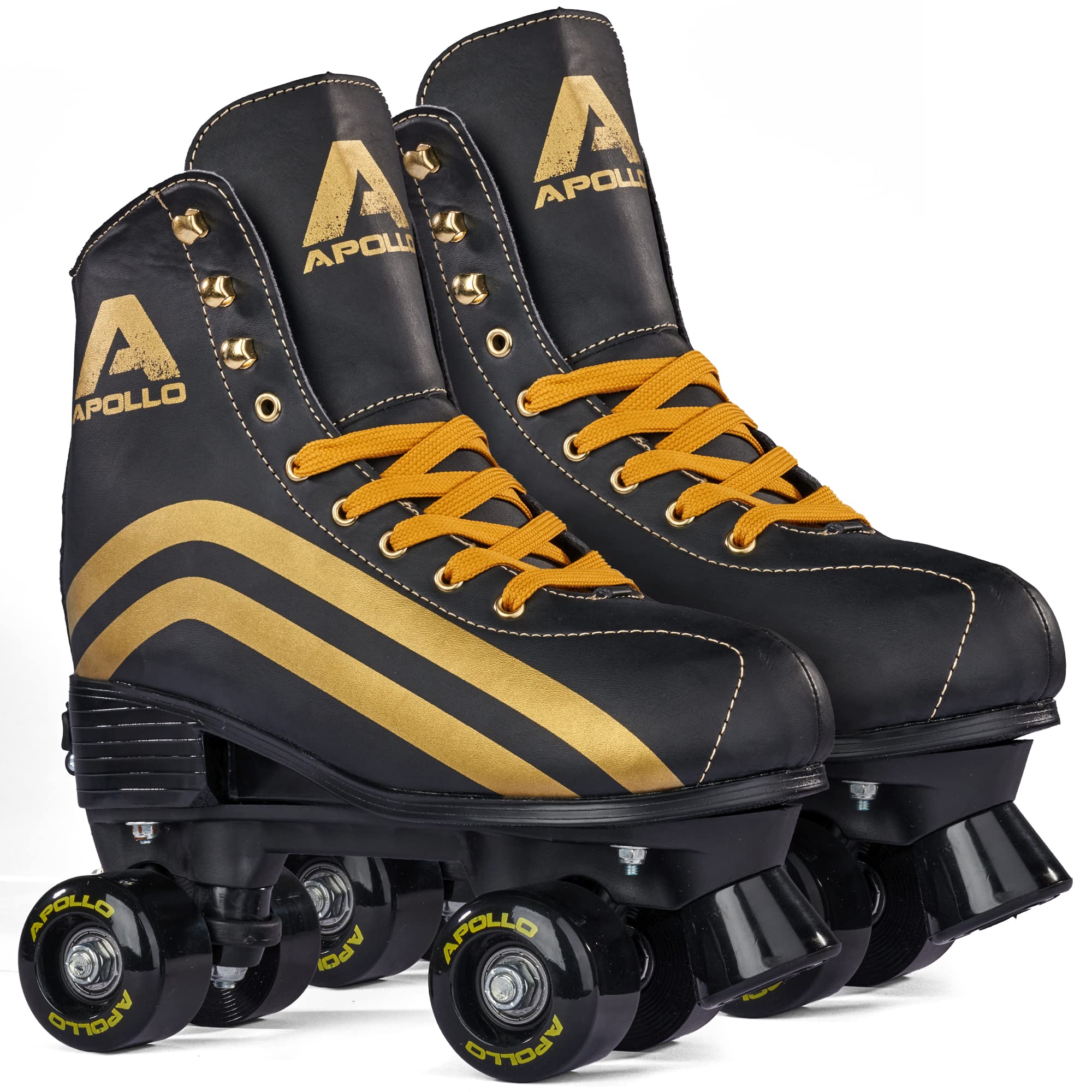 Patines De Ruedas Para Mujer Adulto - Estilo Retro, 4 Ruedas, Profesionales, Talla 41, Negro