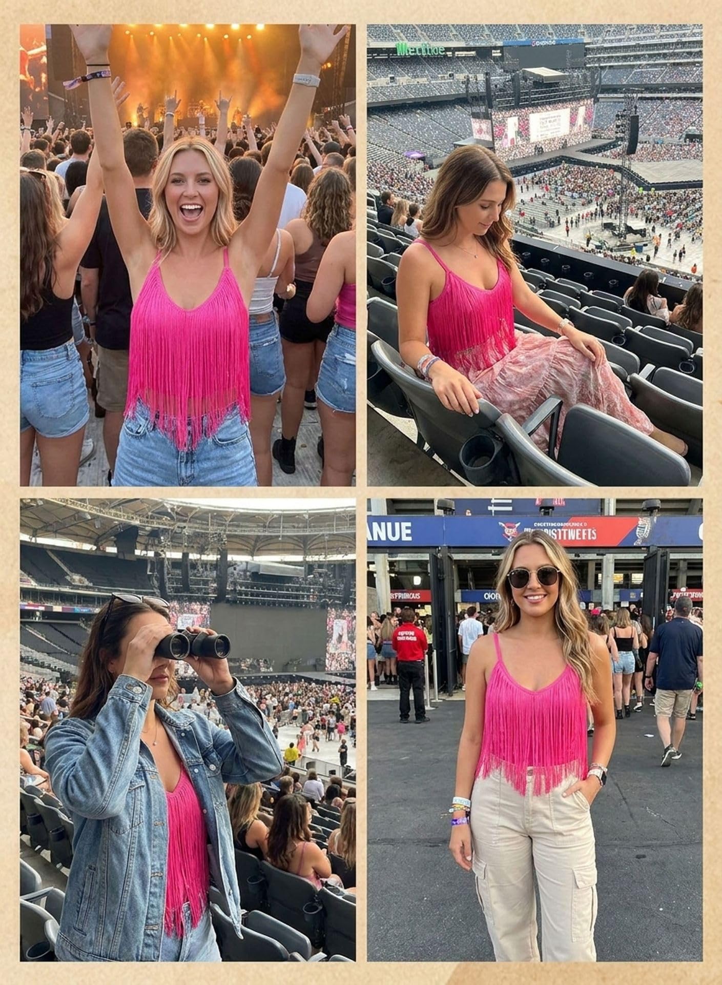 Damen Tank Top Mit Fransen – Sexy Rave Cowgirl Outfit Festival Oberteile | Ärmellose, V Ausschnitt, Verstellbare Spaghetti, Elegant Boho Country Kleidung, Sommer Klamotten Shirt, Western Hemd Damen