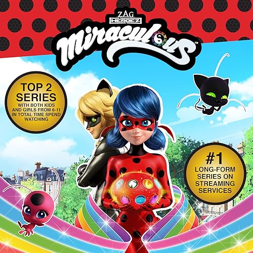 Miniatura 7 de Miraculous Haz tu propio cómic – Crea 2 cómics Ladybug, Cat Noir, Tikki y más – Juguetes creativos para niños a partir de 6 años – Kit de cómics DIY