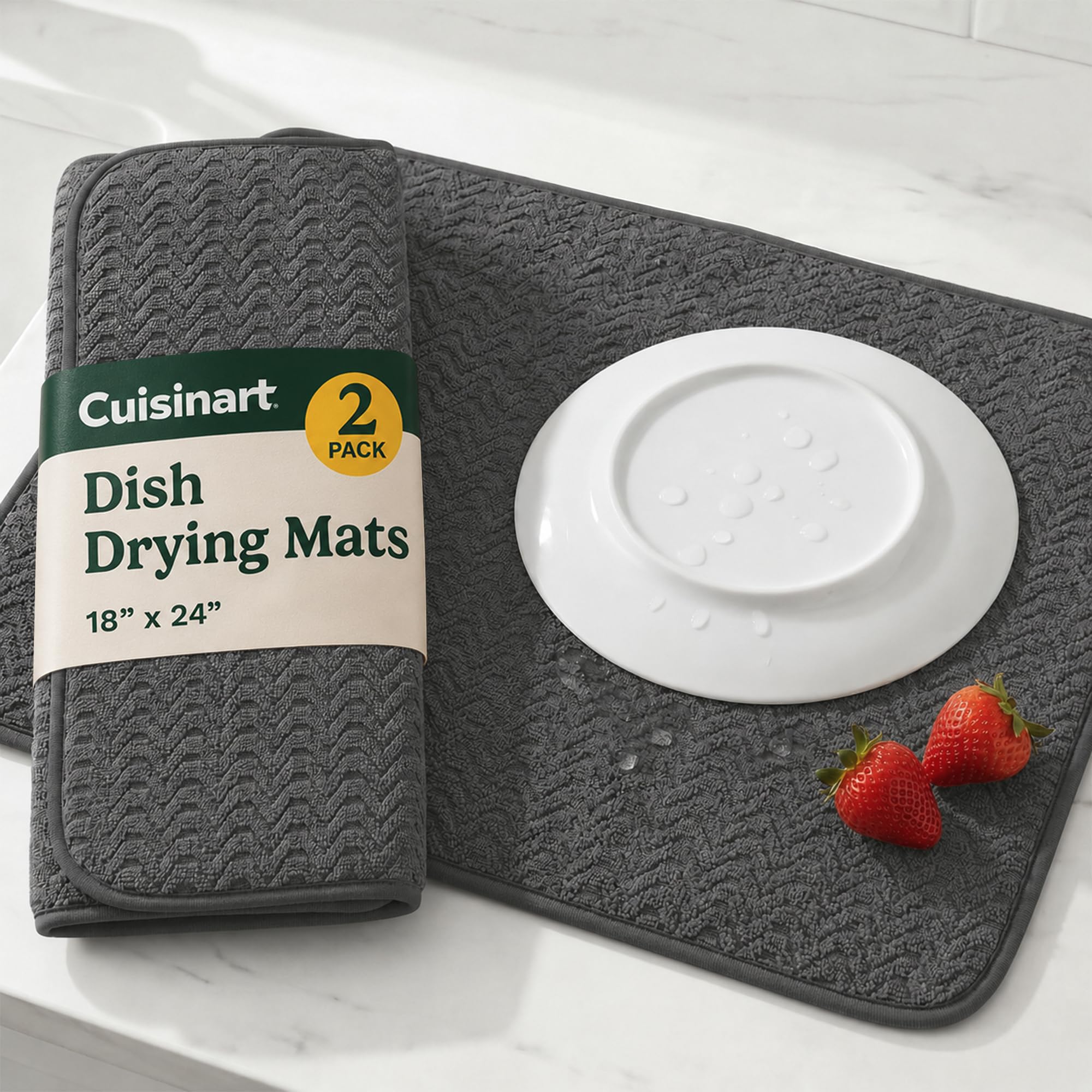 Cuisinart 2-Pack Dish Drying Mat