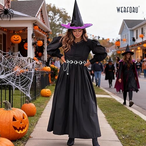 Miniatura 3 de WERFORU Cinturón de cadena de eslabones metálicos plateados para mujer, cinturón de cadena para mujer, cinturón de cintura para jeans, Plateado