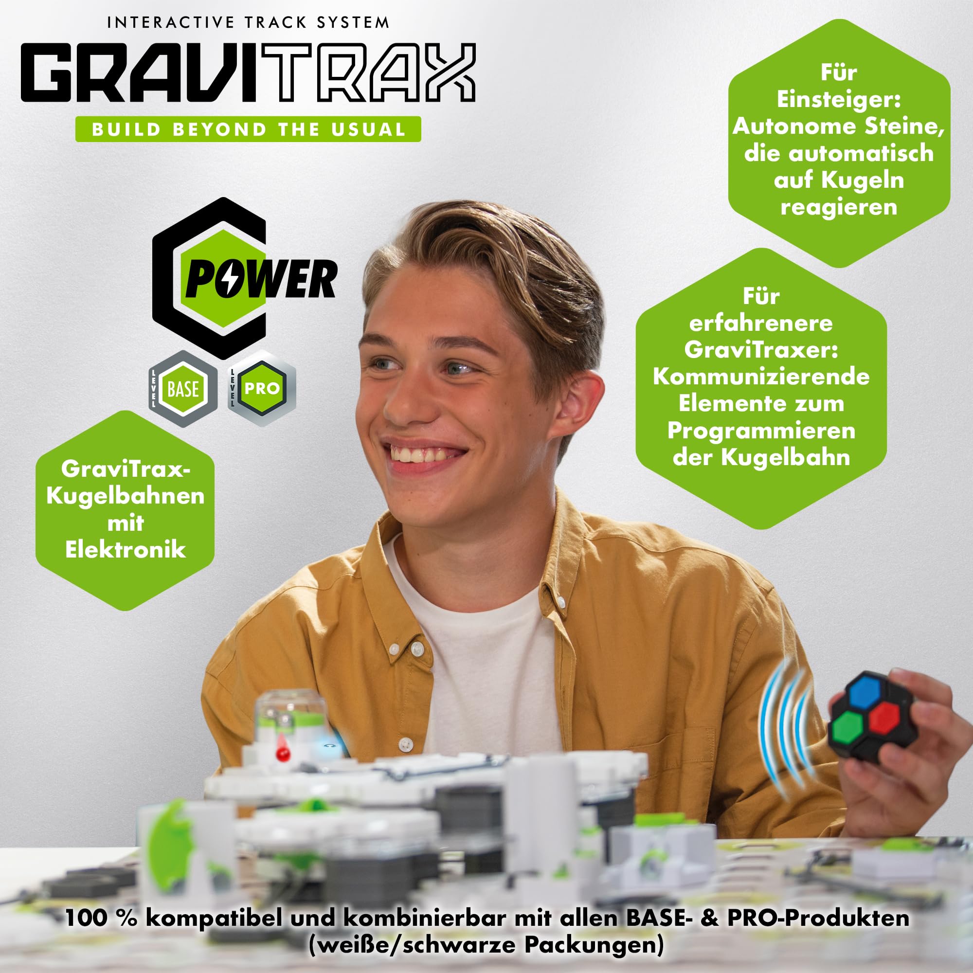 Ravensburger GraviTrax Power Element Elevator. Elektronisches Zubehör für spektakuläre Kugelbahnen, für Kinder ab 8 Jahren