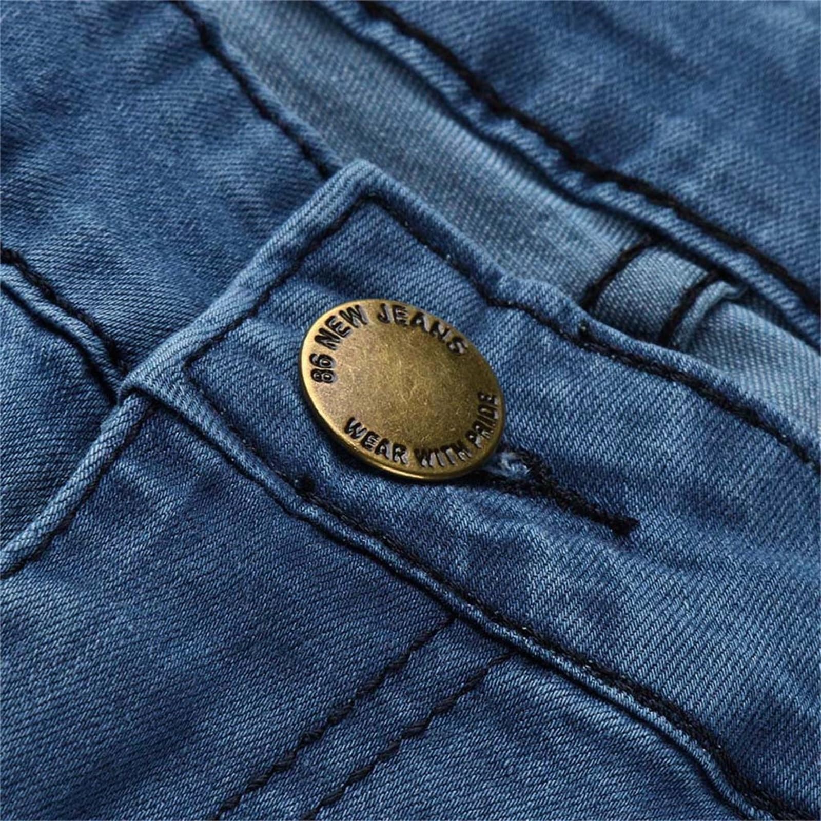 Jeans Strappati Da Uomo, Pantaloni Jeans Uomo Stretch Denim Gamba Dritta Jeans Elasticizzato Con Spruzzi Di Inchiostro Slim Fit Jeans Neri Strappati Jeans Leggeri Moda Versatile Per Tutte Le Occasioni