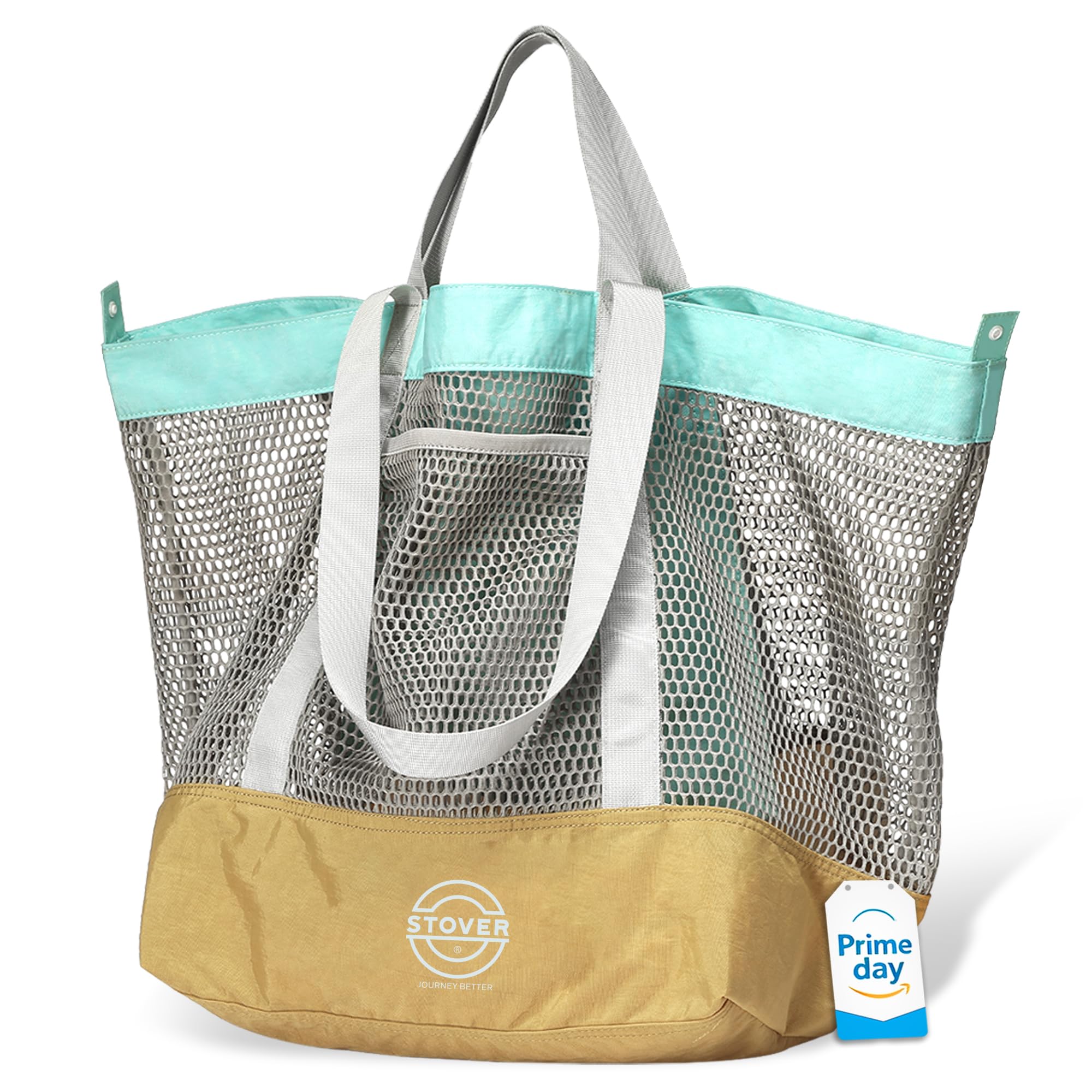 STOVER Extra Large Mesh Beach Bag