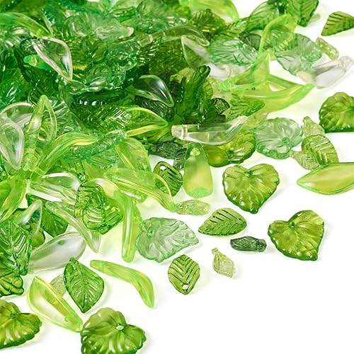 Miniatura 8 de Craftdady Colgantes de hoja de arce - Colgantes transparentes para hacer joyas