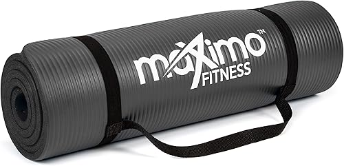 Miniatura 12 de Maximo Fitness Tapete de yoga - Tapete de ejercicio multiusos para hombres, mujeres y niños, tapetes de entrenamiento ideales sin deslizamiento para