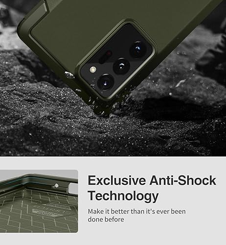 Miniatura 10 de SURITCH Funda para Samsung Galaxy Note 20 Ultra (solamente) de 6.9 pulgadas, 2 marcos frontales, protector de pantalla integrado, protector de