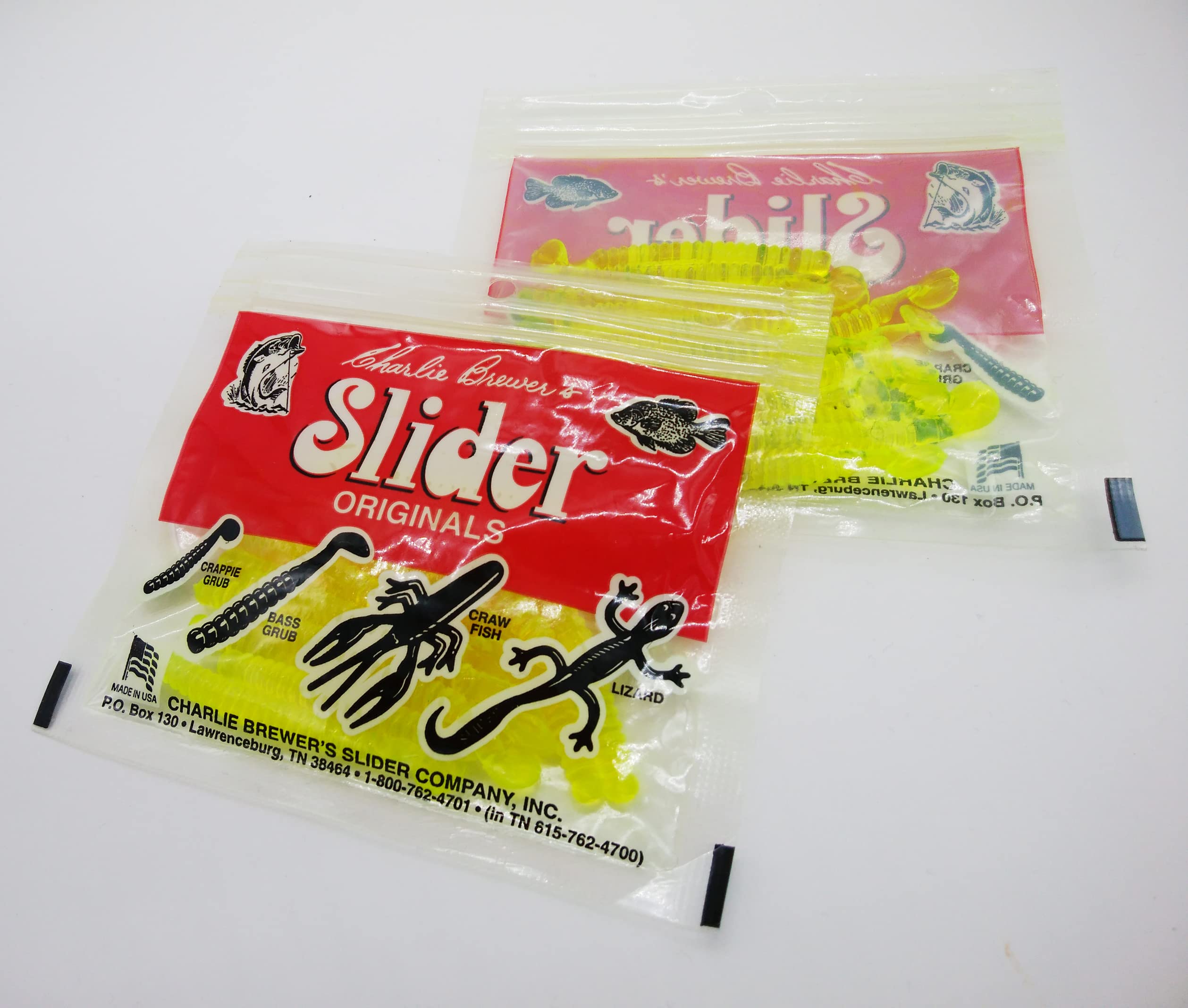 Amazon.co.jp: スライダー バスクラッピーグラブ 2.5インチ イエロー