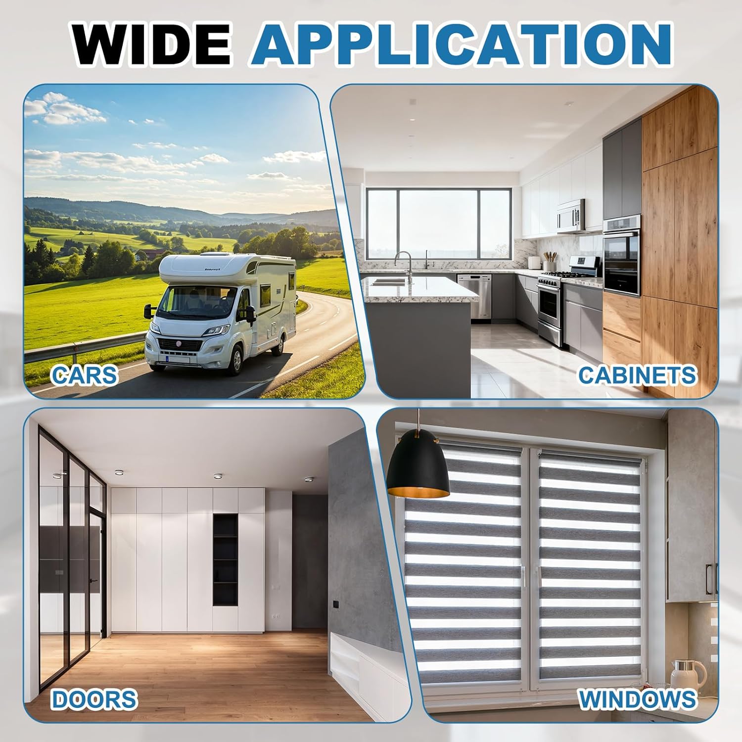 PATIKIL 16.4FT Silicone D Shape Weather Stripping, 2Pcs 3/8" W x 1/5" H Self Adhesive Backing Door Seal for Door Frame Window Insulation RVs Furniture Cabinets, Grey