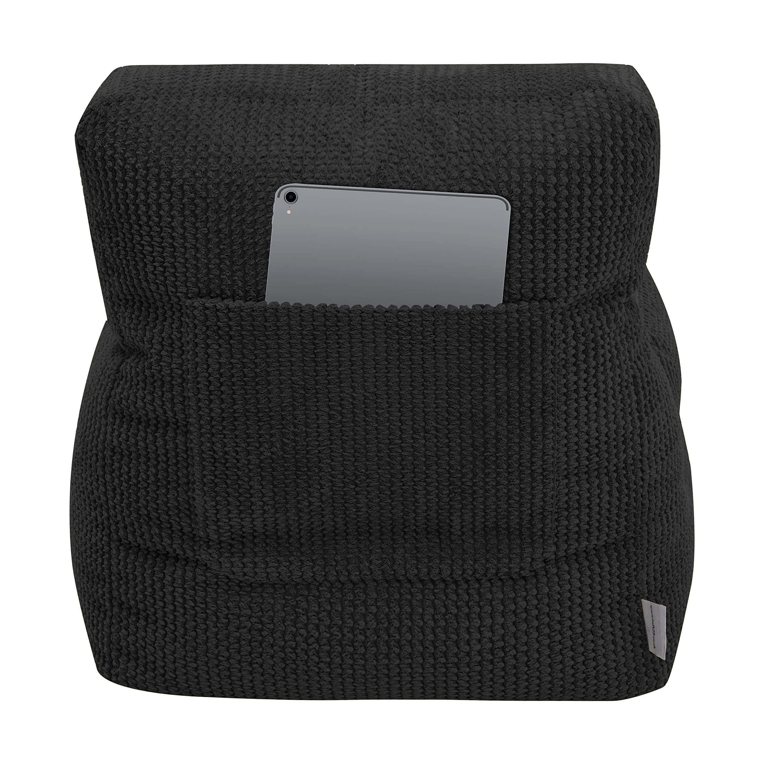 Ready Steady Bed Fauteuil pour enfant et tout-petit | Pouf confortable pour enfants en velours côtelé | Chaise en sac de haricots ergonomiquement conçue | Canapé doux et sûr pour enfants, siège pour