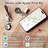 2026 Nuevos [Certificado Apple MFi] rastreadores Air Tracker - 4 unidades (solo iOS), Tukio Bluetooth para Apple Find My, batería reemplazable, localizador de llaves y objetos para llaves, bolso, equipaje y más, Certificado ClimatePartner 5