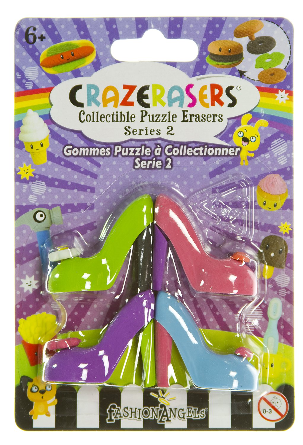 Collectible Erasers ~ Sizzlin' Shoes (Series 2)