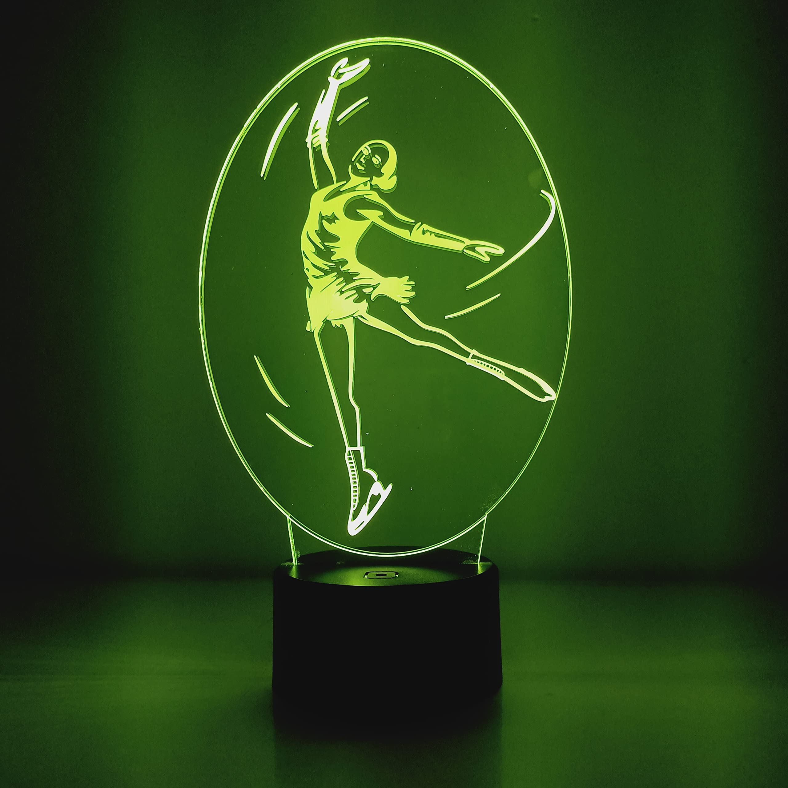 Créatif 3D Gymnastique Nuit Lampe Art Déco Lampe LED 3D Lampe Contrôle