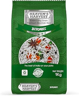 Heaven's Harvest Extra Long Grain Biryani Basmati Rice | 1 KG Price In India