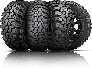 Set of 4 (FOUR) Finalist Terreno M/T LT275/65R20 126/123Q 10 Ply Load Range E SUV Light Truck Mud Terrain Tires 275/65/20 MT- Includes 3-Year Road Hazard Warranty (Tire Only)