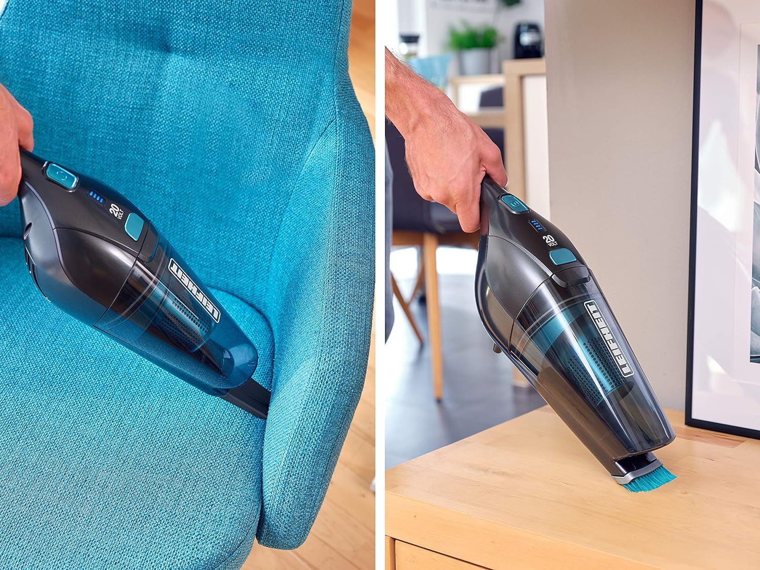 Leifheit Akkustaubsauger Rotaro PowerVac 2in1 20V, mit Handstaubsauger
