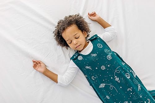 Miniatura 9 de Woolino Saco de dormir para niños pequeños 4 estaciones lana merina saco de dormir para bebé 2-4 años gris estrella