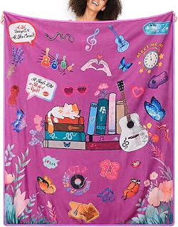 Music Inspired Blanket Gift for Daughter,Niece,Sister Friends