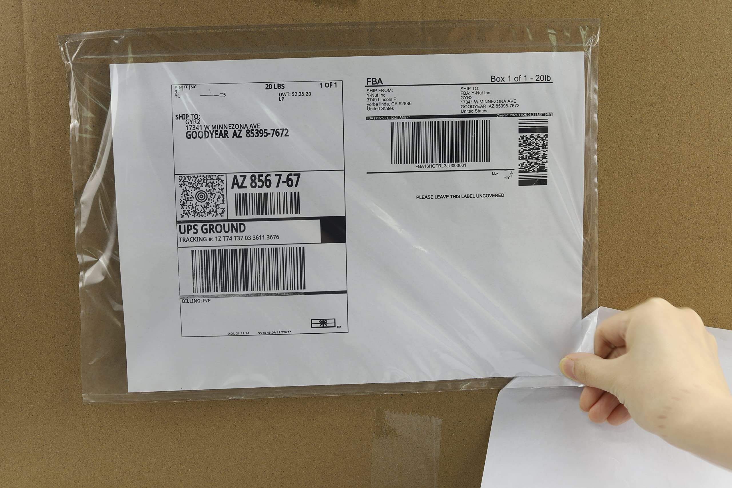 Buste Per Packing List 7.5x5.5 Pollici 100 Pezzi Buste Etichette Spedizione Trasparenti 7,5 X 5,5 Pollici - Confezione Da 100 Pezzi Porta Etichette Adesive - Foto 8