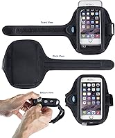 Vista 7 de Tune Belt AB92 Brazalete para teléfono celular para correr, compatible con iPhone 16/15/14/13 Pro Max, Plus, Samsung Galaxy Ultra/Plus/Note