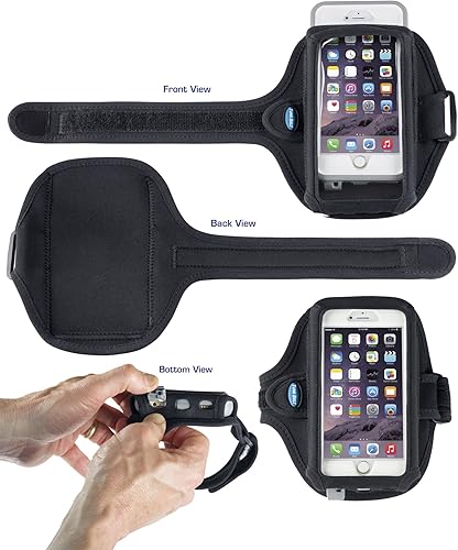 Miniatura 7 de Tune Belt AB92 Brazalete para teléfono celular para correr, compatible con iPhone 16151413 Pro Max, Plus, Samsung Galaxy UltraPlusNote y teléfonos