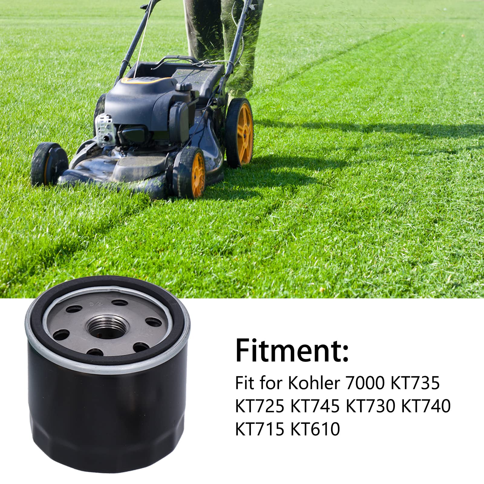 Accessoires de tondeuse à gazon Filtre à air de tondeuse à gazon Kuuleyn Filtre à air filtre à l'huile de tondeuse 32 083 09 - S 12 050 01 - S pour 7000 KT735 KT725 KT745 KT730