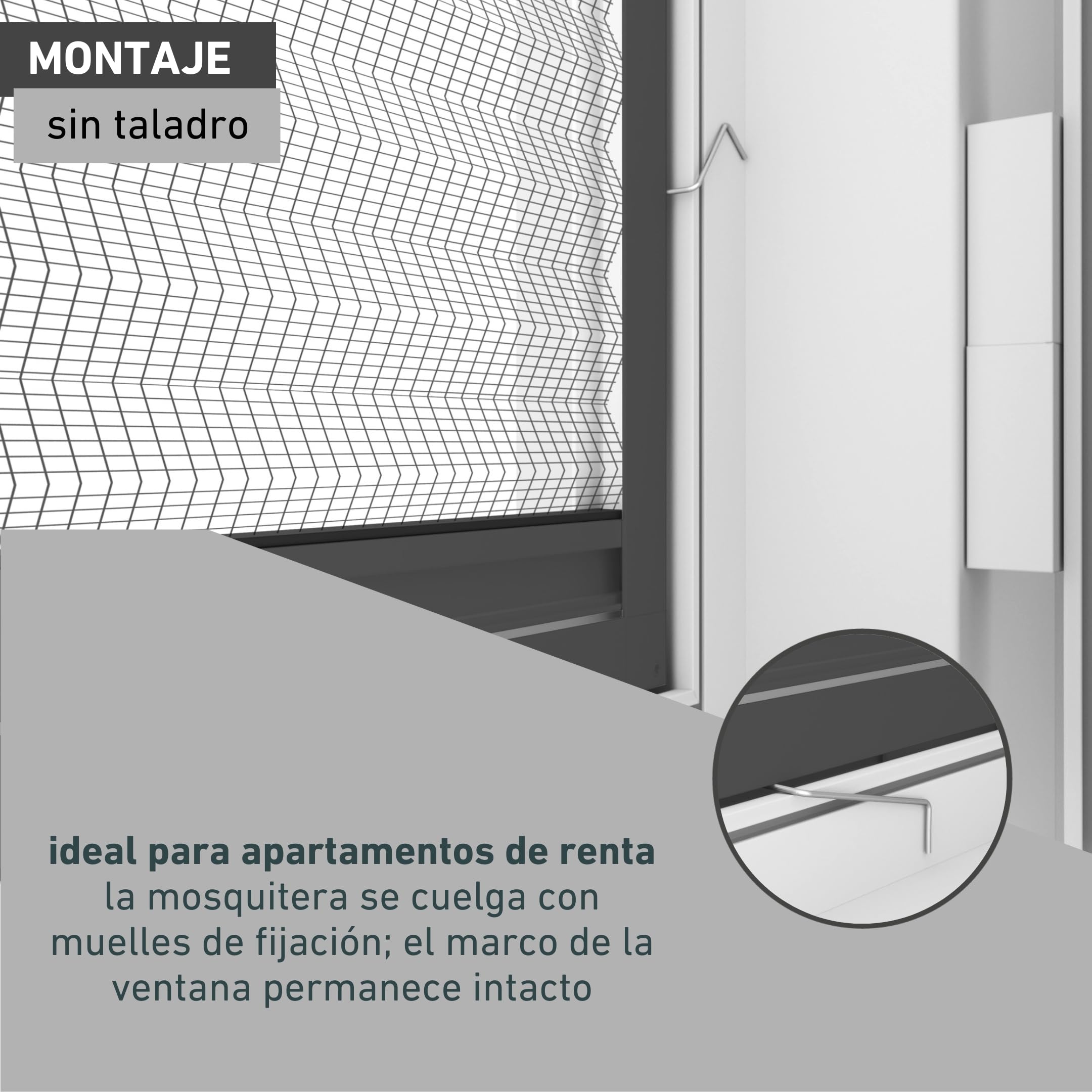 Windhager Expert 03243 - Estor Plisado para Ventana (ultraplano, 100 x 120 cm), Color Gris