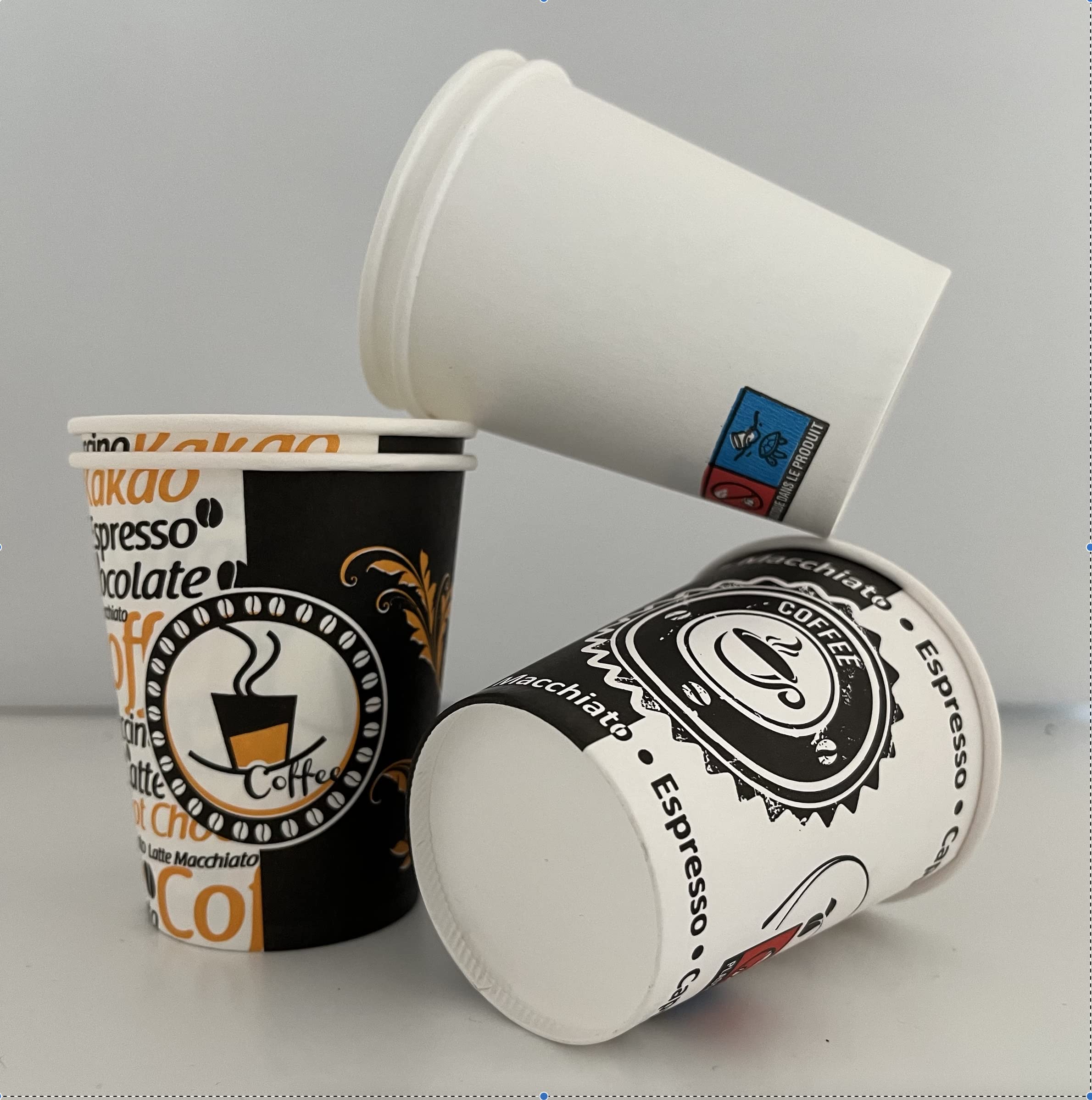 Générique Gobelet boissons chaude 1 paroi - 1.000 unités (120 ml) - Distrigobelet